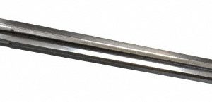 CLEVELAND Taper Pin Reamer: #7 Pin, 0.3297" Small End, 0.422" Large End, High Speed Steel C24262