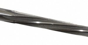 CLEVELAND Taper Pin Reamer: #5 Pin, 0.2409" Small End, 0.2994" Large End, High Speed Steel C24281