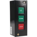 VALUE COLLECTION Push-Button Control Station: Momentary, NO/NC, Up, Down & Stop PBS-602