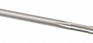 CLEVELAND Chucking Reamer: #4, 5" OAL, 1-1/4" Flute Length, Straight, Straight-Cylindrical, HSS C25417