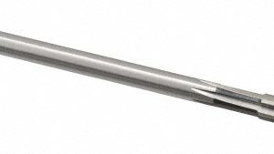 CLEVELAND Chucking Reamer: K, 6" OAL, 1-1/2" Flute Length, Straight, Straight-Cylindrical, HSS C25585