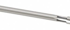CLEVELAND Chucking Reamer: V, 7" OAL, 1-3/4" Flute Length, Straight, Straight-Cylindrical, HSS C25811