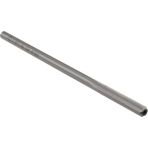 CLEVELAND Chucking Reamer: 4.80 mm, 4-1/2" OAL, 1-1/8" Flute Length, Straight, Straight-Cylindrical, HSS C25365
