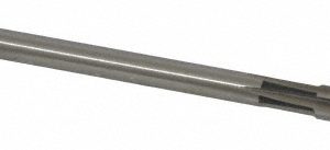 CLEVELAND Chucking Reamer: 0.3115", 6" OAL, 1-1/2" Flute Length, Straight, Straight-Cylindrical, HSS C25658