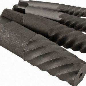 CLEVELAND Spiral Flute Screw Extractor: 4 Pc C00908