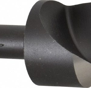 CLEVELAND Countersink: 1-1/4" Head Dia, 82.00 deg Included Angle, 1 Flute, High-Speed Steel, Right Hand Cut C46137