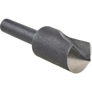 CLEVELAND Countersink: 1/2" Head Dia, 100.00 deg Included Angle, 1 Flute, High-Speed Steel, Right Hand Cut C46116