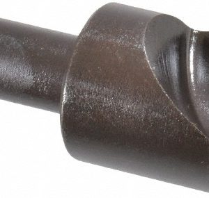 CLEVELAND Countersink: 1" Head Dia, 100.00 deg Included Angle, 1 Flute, High-Speed Steel, Right Hand Cut C46133
