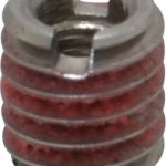 E-Z LOK Thread Locking Insert: M3 x 0.5 Internal Thread, M6 x 1 External Thread, Metric Coarse, 6.5 mm OAL, Self-Lock Wall 453-3