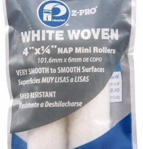 PREMIER PAINT ROLLER Mini Paint Roller Cover: 1/4" Nap, 4" Wide 72540