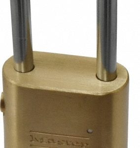 MASTER LOCK Combination Lock: Solid Brass, 2" Wide 176LH-P156