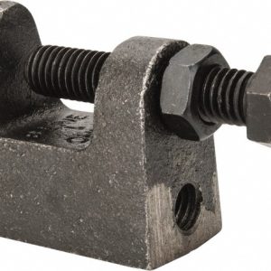 COOPER B-LINE Wide & Top Jaw Clamp: 1/8 to 1-1/4" Flange Thickness, 2-3/16" Flange Width, 1/2" Rod 78101170509