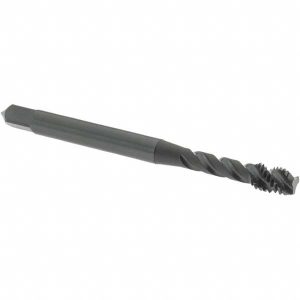 OSG Spiral Flute Tap: M5x0.8, Metric Coarse, 3 Flute, Modified Bottoming Chamfer, 6H Class of Fit, Vanadium High-Speed Steel, Oxide Finish 2990801
