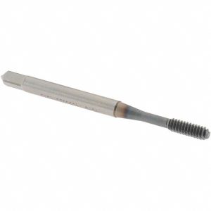 OSG Thread Forming Tap: #4-40 UNC, Bottoming, Powdered Metal High Speed Steel, TiCN Coated 1405002008