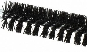 SCHAEFER BRUSH Single Stem/Spiral Condenser Tube Brush: 1" Dia, 6-1/4" OAL, Nylon Bristles 93733