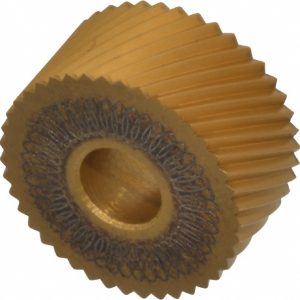 DORIAN TOOL Standard Knurl Wheel: 3/4" Dia, 90 &deg; Tooth Angle, 20 TPI, Diagonal, High Speed Steel 73310123642