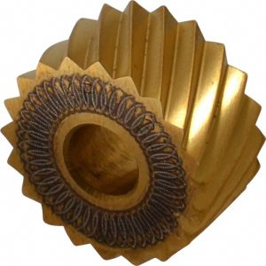 DORIAN TOOL Standard Knurl Wheel: 3/4" Dia, 90 &deg; Tooth Angle, 10 TPI, Diagonal, High Speed Steel 73310123766