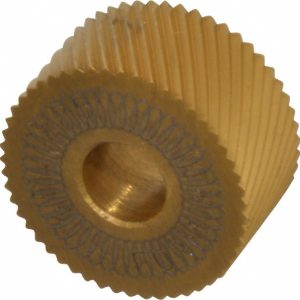 DORIAN TOOL Standard Knurl Wheel: 3/4" Dia, 90 &deg; Tooth Angle, 25 TPI, Diagonal, High Speed Steel 73310123776