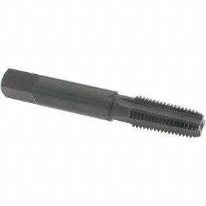 OSG Standard Pipe Tap: 1/16-27, NPT, 4 Flutes, High Speed Steel, Oxide Finish 1310001