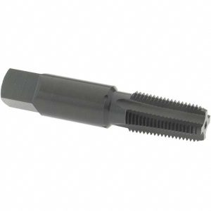 OSG Standard Pipe Tap: 1/8-27, NPT, 4 Flutes, High Speed Steel, Oxide Finish 1310101