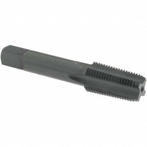 OSG Standard Pipe Tap: 1/8-27, NPT, 4 Flutes, High Speed Steel, Oxide Finish 1310201