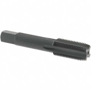 OSG Standard Pipe Tap: 1/8-27, NPS, 4 Flutes, High Speed Steel, Oxide Finish 1330201