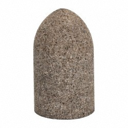 GRIER ABRASIVES Abrasive Cone: Type 16, Very Coarse, 5/8-11 Arbor Hole T16-1-1/2B20513