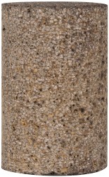 GRIER ABRASIVES Abrasive Square Tip Plug: Type 18, Very Coarse, 3/8-24 Arbor Hole T18-1-1/2B20697
