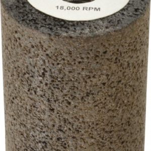 GRIER ABRASIVES Abrasive Square Tip Plug: Type 18, Very Coarse, 5/8-11 Arbor Hole T18-2B20708