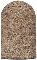 GRIER ABRASIVES Abrasive Round Tip Plug: 18R Type, Very Coarse, 5/8-11 Arbor Hole T18R112B20704