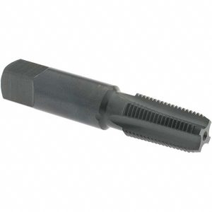 OSG Standard Pipe Tap: 1/8-27, NPTF, 4 Flutes, High Speed Steel, Oxide Finish 1312601