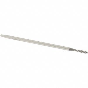 OSG Extension Tap: 4-40, 2 Flutes, H2, Bright/Uncoated, High Speed Steel, Spiral Flute 1296100