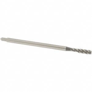 OSG Extension Tap: 10-32, 3 Flutes, H3, Bright/Uncoated, High Speed Steel, Spiral Flute 1297500