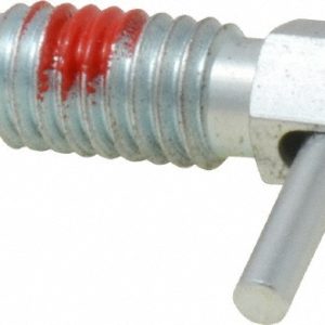 GIBRALTAR 3/8-16, 0.62" Thread Length, 1/4" Plunger Diam, 0.25 Lb Init to 1.25 Lb Final End Force, Steel Locking L Handle Plunger LL-2-PT-G