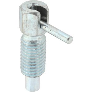 GIBRALTAR 5/8-11, 1.07" Thread Length, 0.38" Plunger Diam, 0.75 Lb Init to 2.5 Lb Final End Force, Steel Locking L Handle Plunger LL-6-G