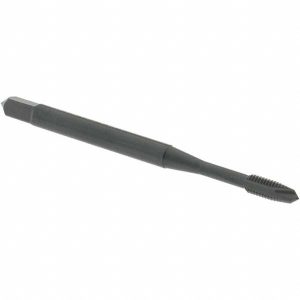 OSG Spiral Point STI Tap: #2-56 UNC, 2 Flutes, Plug, Vanadium High Speed Steel, Oxide Finish 1712401
