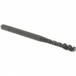 OSG #4-40 UNC, 3 Flute, 45&deg; Helix, Modified Bottoming Chamfer, Oxide Finish, Vanadium High Speed Steel Spiral Flute STI Tap 1713601