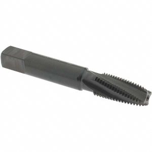 OSG 1/16-27 NPT, 15&deg; Helix, 4 Flutes, Modified Bottoming Chamfer, Oxide Finish, Vanadium High Speed Steel, Spiral Flute Pipe Tap 1735001