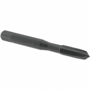 OSG Spiral Point STI Tap: 1/4-28 UNF, 3 Flutes, Plug, Powdered Metal, Oxide Finish 1715401