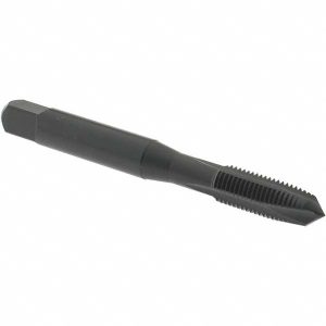 OSG Spiral Point STI Tap: 1/4-28 UNF, 3 Flutes, Plug, Powdered Metal, Oxide Finish 1715501