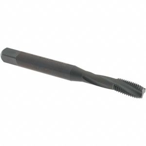 OSG #10-32 UNF, 3 Flute, 15&deg; Helix, Modified Bottoming Chamfer, Oxide Finish, Powdered Metal Spiral Flute STI Tap 1716301