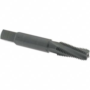 OSG 1/16-27 NPTF, 15&deg; Helix, 4 Flutes, Modified Bottoming Chamfer, Oxide Finish, Vanadium High Speed Steel, Spiral Flute Pipe Tap 1737501