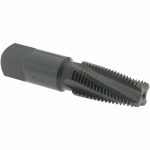 OSG 1/4-18 NPTF, 15&deg; Helix, 4 Flutes, Modified Bottoming Chamfer, Oxide Finish, Vanadium High Speed Steel, Spiral Flute Pipe Tap 1737801