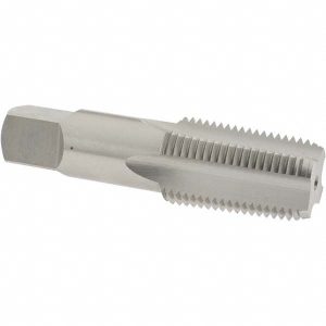 OSG Standard Pipe Tap: 1/2-14, NPT, 4 Flutes, Cobalt, Bright/Uncoated 1736300