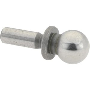 GIBRALTAR Shoulder Tooling Ball: Inspection, 1/4" Ball Dia, 1/8" Shank Dia, Press-Fit 826806-G
