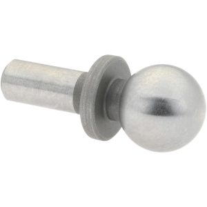 GIBRALTAR Shoulder Tooling Ball: Inspection, 3/8" Ball Dia, 3/16" Shank Dia, Slip-Fit 826810-G