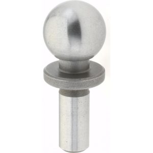 GIBRALTAR Shoulder Tooling Ball: Inspection, 3/8" Ball Dia, 3/16" Shank Dia, Press-Fit 826811-G