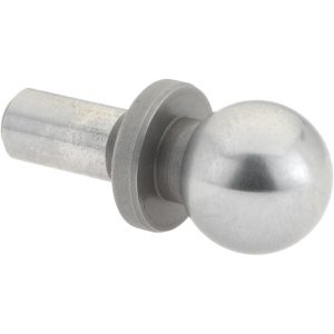GIBRALTAR Shoulder Tooling Ball: Inspection, 1/2" Ball Dia, 1/4" Shank Dia, Press-Fit 826816-G