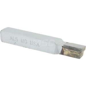 ACCUPRO Single Point Tool Bit: 5/16'' Shank Width, 5/16'' Shank Height, Micrograin Solid Carbide Tipped, LH, AL, Square Shoulder Turning 105-MG