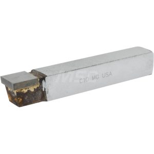 ACCUPRO Single Point Tool Bit: 5/8'' Shank Width, 5/8'' Shank Height, Micrograin Solid Carbide Tipped, Neutral, C, Square Nose 425-MG